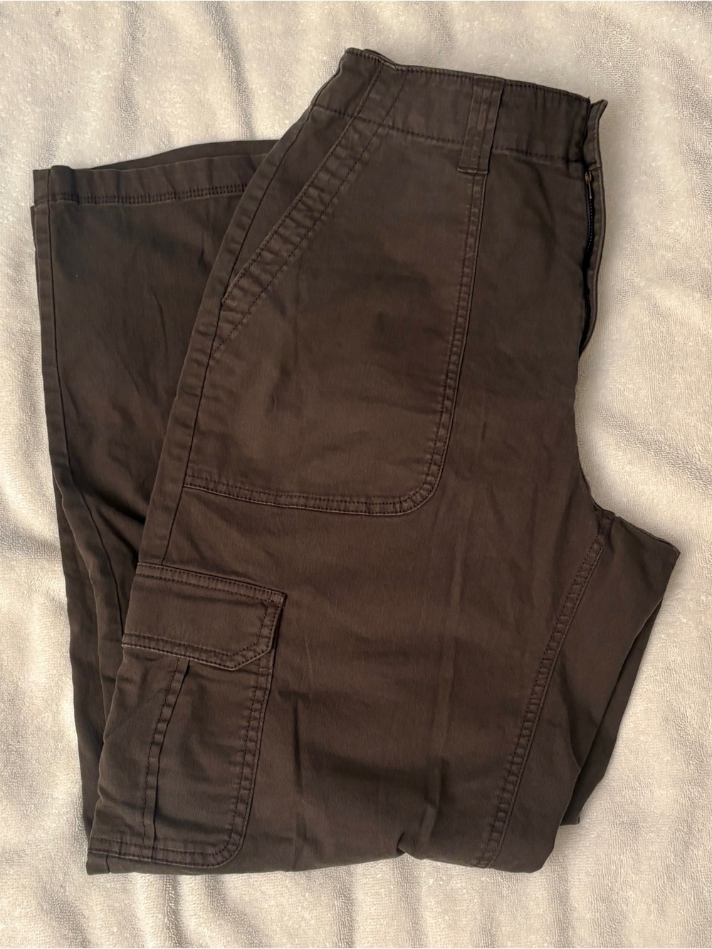 Old Navy Grey Cargo Pants Women’s M Utility Pockets Casual
